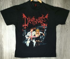 Vintage 2000s Death Note Light Misa Rem Fashion Victim Anime T Shirt XL USA