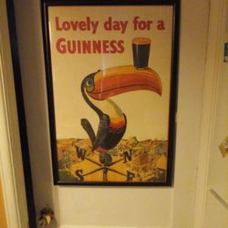 Vintage Print For Guinness Brewery Print #11 Franed Artwork From Collection Of John Gilbert 1935 Framed#11 Series Piece W Permissiin By Guinness Ltd F