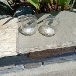 FREE Assorted Glass Tea Light Holders + Lights