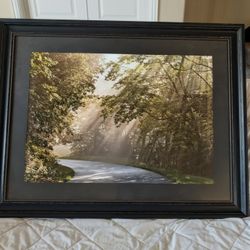 Large Framed Wall Art - "The Winding Road" (45" x 36")