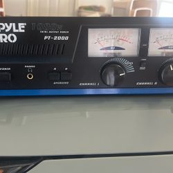 Pyle Pro, 4 Channel professional Mixer, pudding 1930 $80.00, Sampson power amplifier sz 1120, 120 watts $90.0