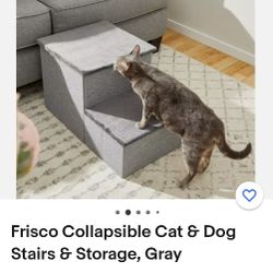 Frisco Collapsible Dog/Cat Stairs And Storage_brand New Inbox Item