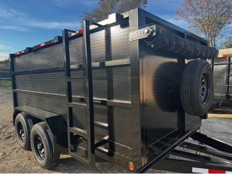 New 12ft Long Hydraulic Dump Trailer 💠