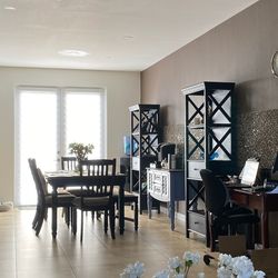 2 Curio Cabinets each with two large drawers