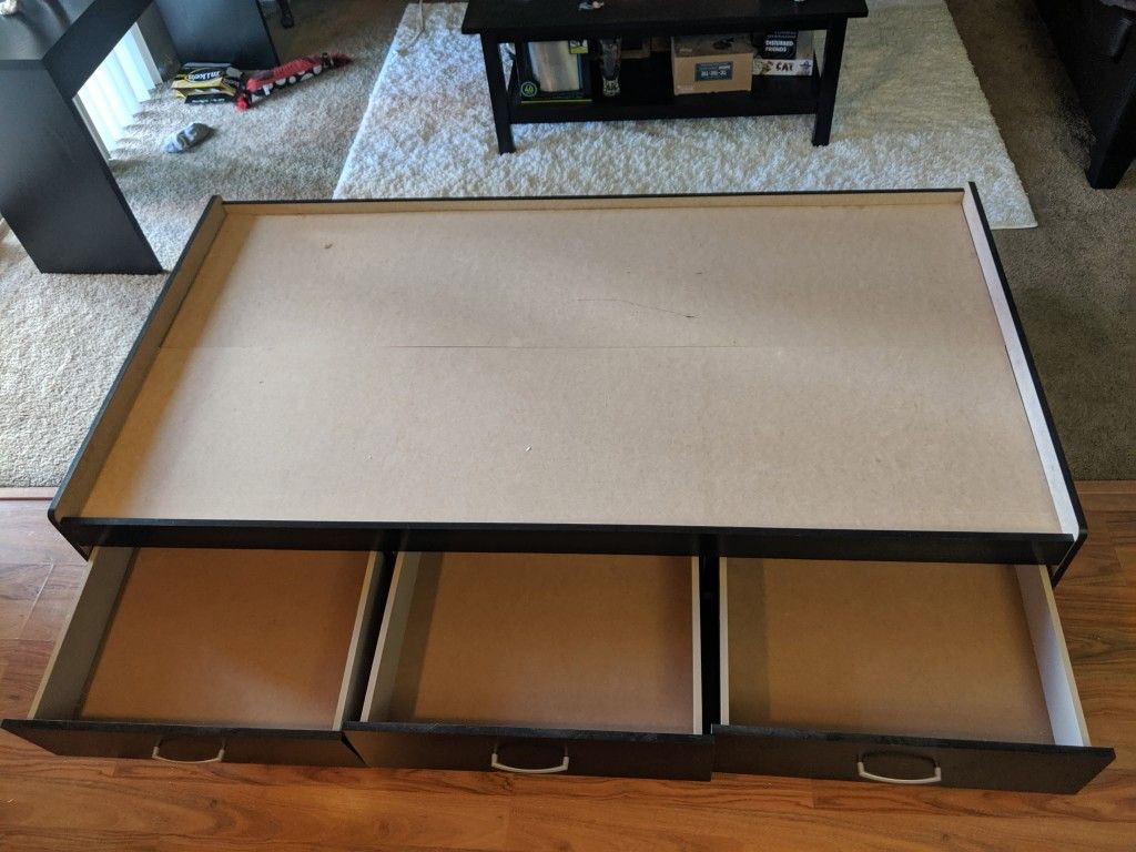 Twin Bed With Drawers