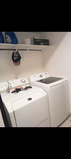 Washer and dryer