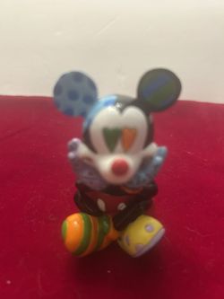 Micky Mouse Colorful Hands On Face Star Gazing By Romero