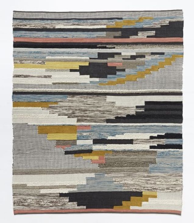 West Elm Pixel Steps Rug 8x10’
