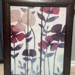 Wall Art Flowers 27x34
