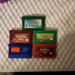 Authentic Pokemon Gba Games 