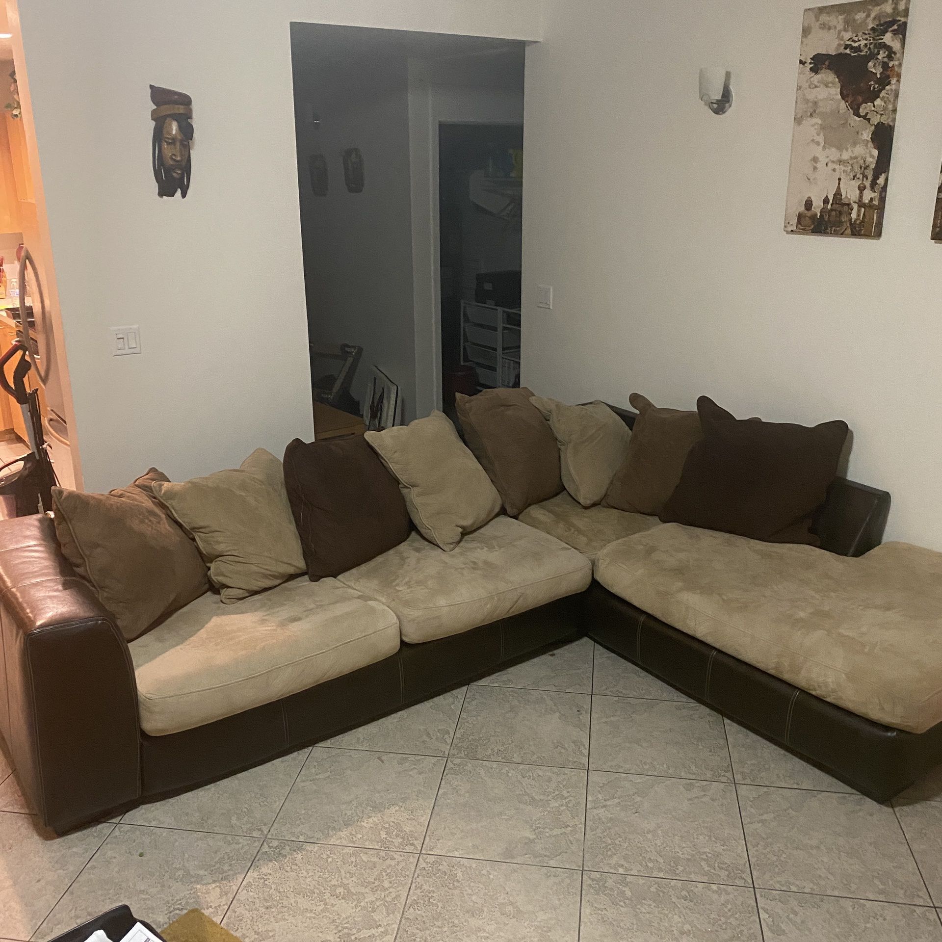 MUST SELL THIS WEEKEND 2 Piece Sectional, Large Size, Ashley Furniture
