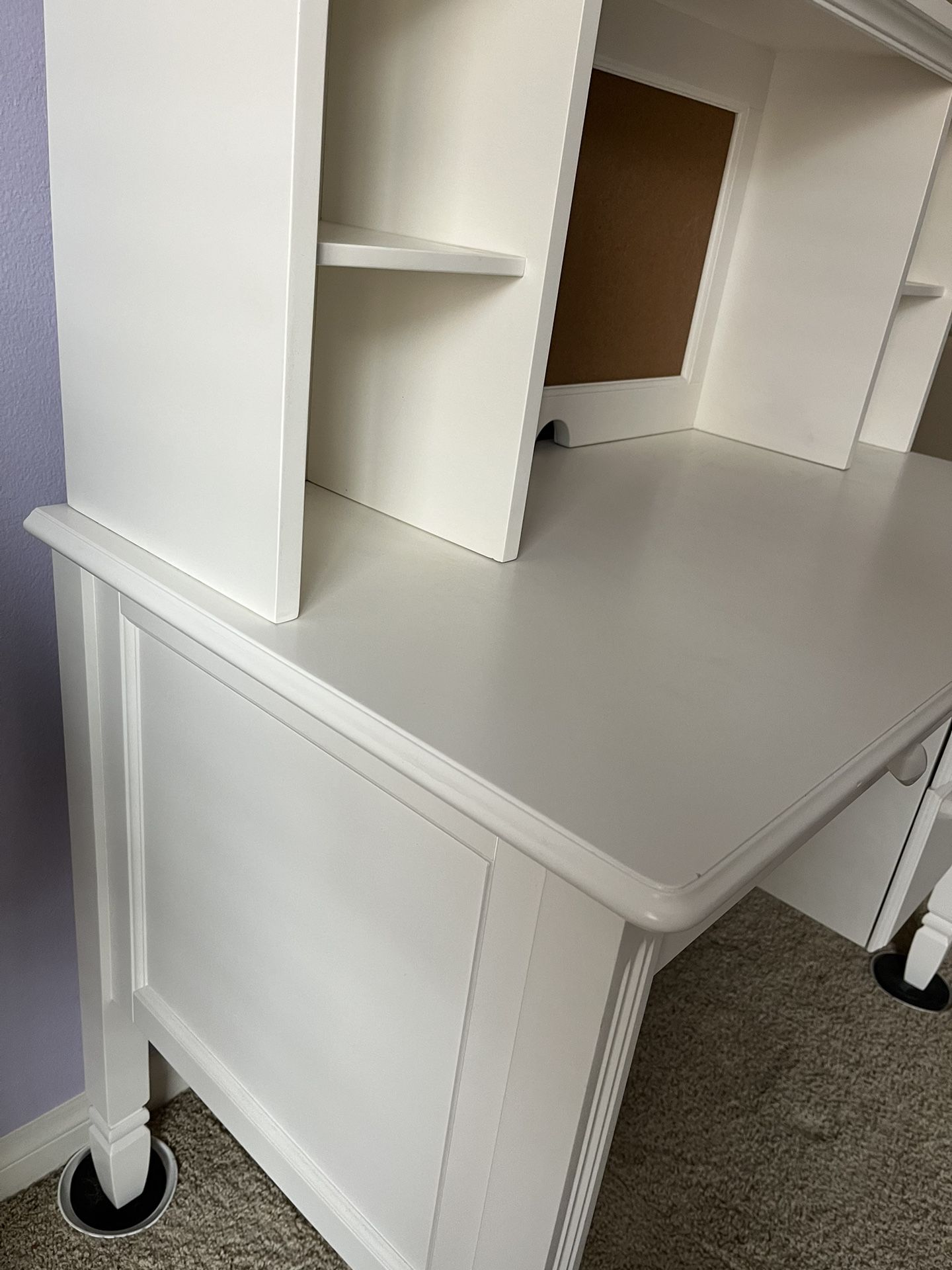 Friedman corner desk with 2024 hutch latitude run