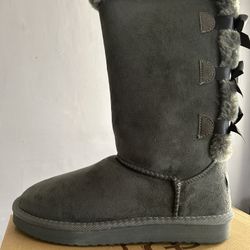 Grey Bailey Bow Uggs 