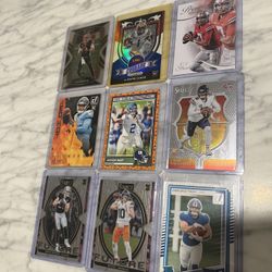 Football Rookie Card Lot: Includes Inserts