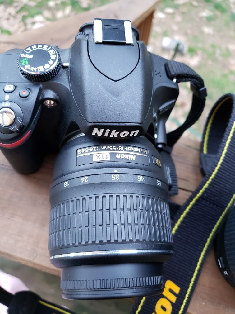 Nikon D3200 with 2 Lenses