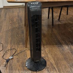 Black Tower Oscillating Fan