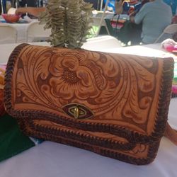 Mexican Leather Bag /Bolsas De Piel Mexicana