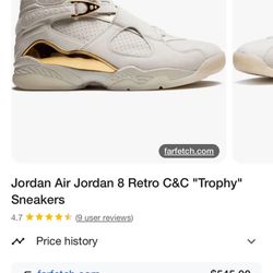 Air Jordan Retro 8 C&C Trophy