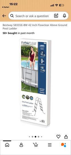 bestway flow clear pool ladder