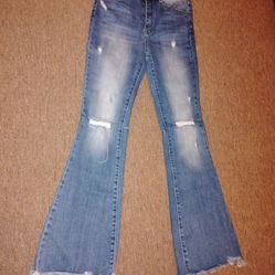 Women's flare legged jeans size 27/5