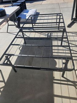 Foldable Metal Platform Bed Frame