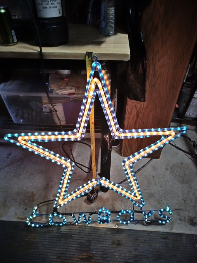 Dallas Cowboys Neon Light Sign