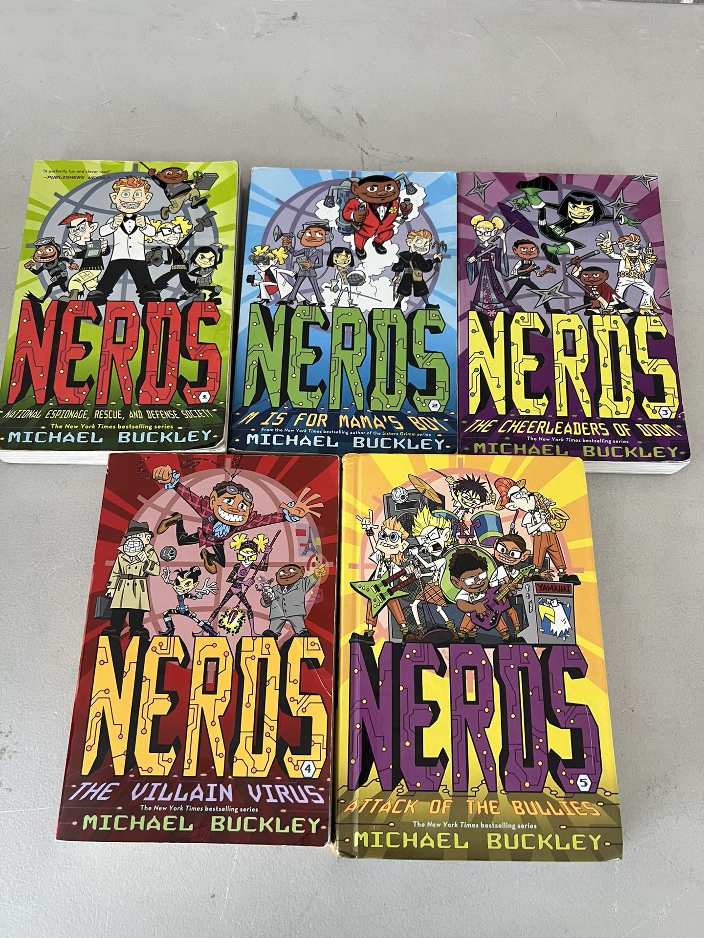 Nerds Series Collectors By Michael Buckley( 1-5 )