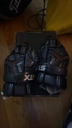Used Medium STX Lacrosse Gloves