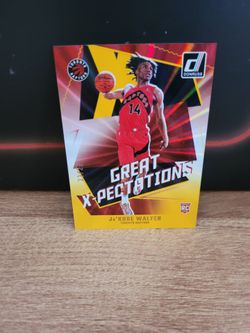 Ja'Kobe Walter Donruss Great X-Pectations Rookie Card