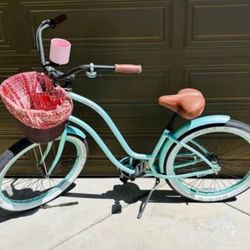 3G Bikes  Super Lightweight Women's Beach Cruiser 3 Speed,Coaster Bicycle