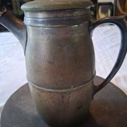 Pewter Teapot With Lid