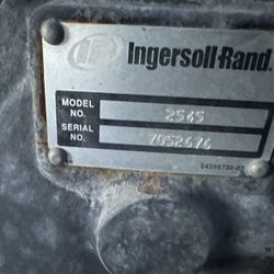 Ingersoll Industrial Air Compressor 