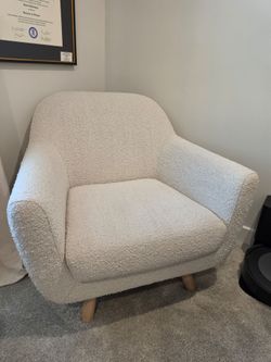 Article Brand - Gabriola 34" Lounge Chair - Ivory Bouclé