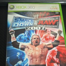 Smack Down vs Raw 2007 Cib Xbox 360