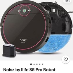 Noisz by Ilife S5 Pro Robot Vacuum & Mop 2 in 1 Self Charging