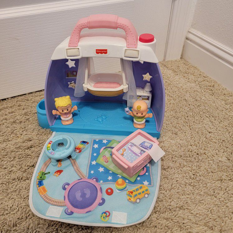 Fisher Price Little People Baby Nursery Dollhouse Playset 
