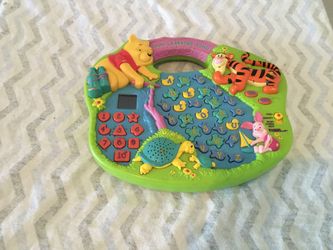 Disney 2000 Interactive Pooh And Tigger Learning Pond with Screen, Numbers and A-Z