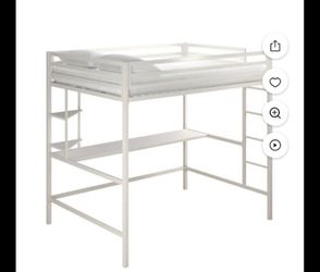 Metal Loft bed Full