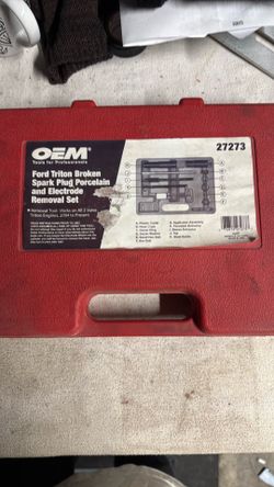 OEM Ford, Triton, broken, spark, plug removal set