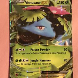 VENUSAUR EX - Promo - XY28 - HOLO Rare - Pokémon Card - MINT