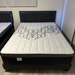 Queen Size Mattress Pillow Top New