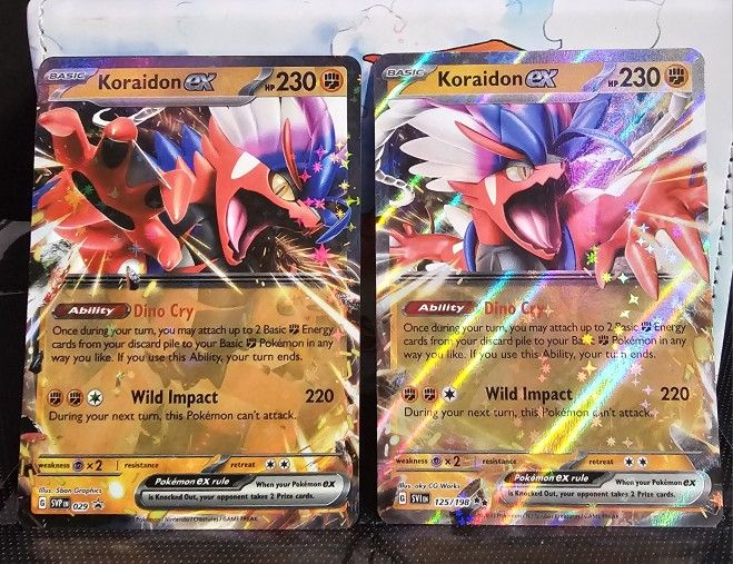 Koraidon Ex and Ex Alt Bundle (Pokemon Tcg)