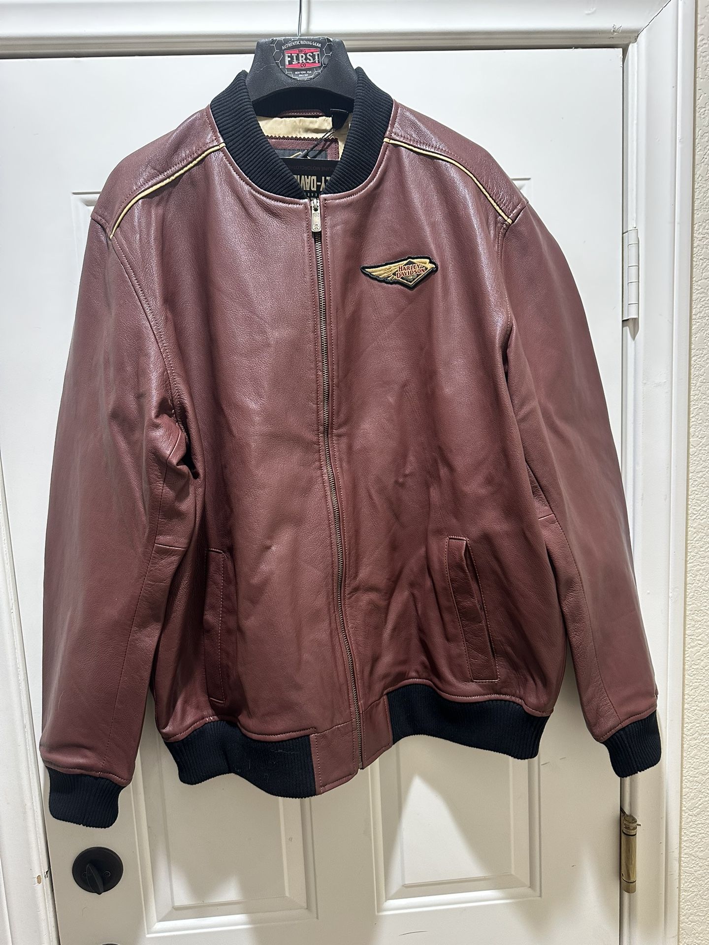 Extra Large Leather Jacket XL Harley Davidson, Leather Jacket, 120Th Anniversary