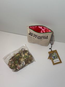 Puzzle Wooden “Classic Botanicals” Pass-It-On Pouch