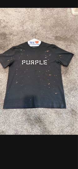 Purple Authentic Shirt Men Medium