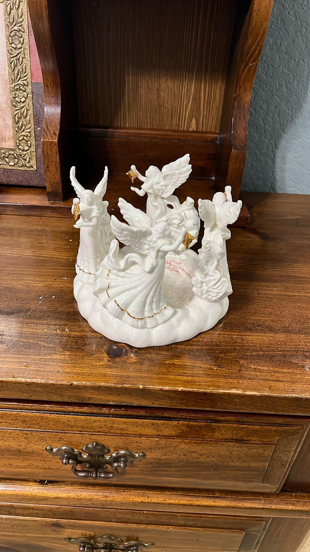 Ceramic Angel Candle Holder