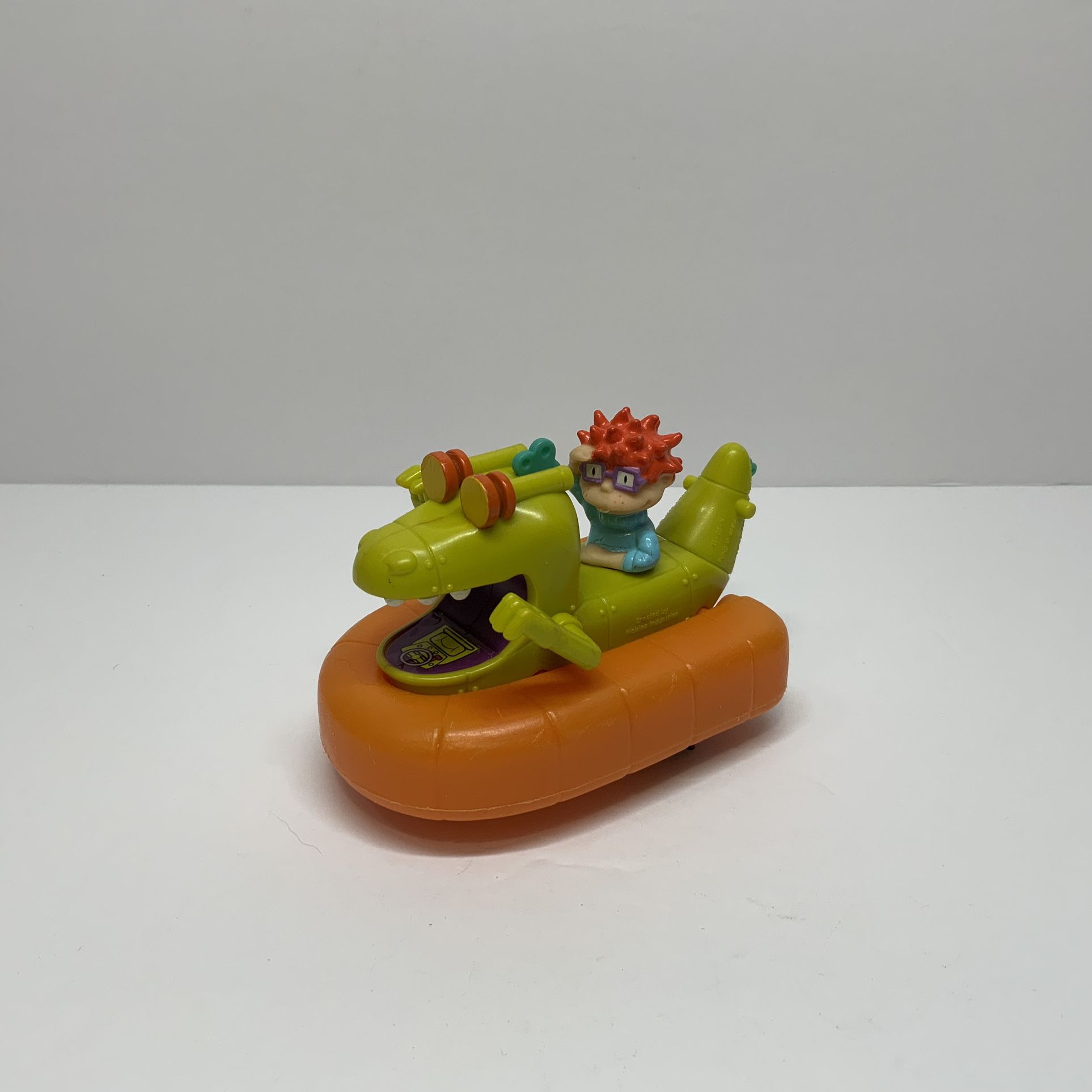 Vintage 1998 Burger King Nickelodeon Rugrats Movie Aqua Reptar Kids Club Toy