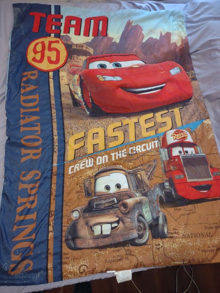 Disney's Cars Movie Toddler Blanket
