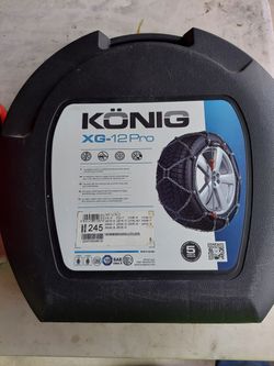 Tire Snow Chains Konig XG-12 Pro 245