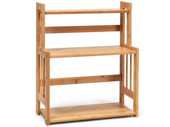 3-tier Bamboo Spice Rack with Adjustable Shelf